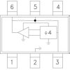 InGaP HBT Divide-by-4 SMT, DC - 8 GHz