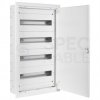 Rozdzielnica podtynkowa metalowa 4x18 modułów IP30 (400V AC) 735x415x130mm drzwi pełne NEKU