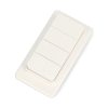 Shelly BLU RC Button 4 - pilot aktywacji akcji i scen - 4 przyciski - Bluetooth - biały