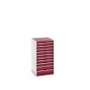 Szafa 10, kolor: Czerwony, materiał: Stal, 1200 mm x 750mm x 650 mm, Bott