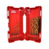 Zestaw wierteł do metalu 10 sztuk HSS-G Tin 3-10mm Shockwave MILWAUKEE