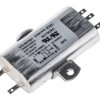 Filtr RFI 4 A RX730 1-fazowy 250V ac 60 Hz 1 x 2 mH Roxburgh EMC Wypust Obudowa