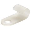 Cable clamp, max. bundle Ø 5 mm, PA, transparent, (L x W) 20 x 8.5 mm, BYB-5-12H0027, package with 100 pieces
