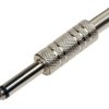 Wtyk Jack 6,3mm mono, metal
