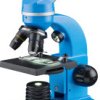 Bresser Optik 8855600WXH000 Biolux SEL Schülermikroskop Mikroskop dla dzieci jednookularowy 1600 x światło odbite, świat