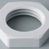 Counter nut, M16 x 1.5, PA, light gray, C2316117