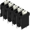 PCB terminal, 5 pole, pitch 5 mm, AWG 28-14, 10 A, spring-clamp connection, black, 1825990000