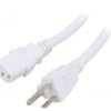 Kabel: 3X14awg, Iec C13 Żeński,Nema 5-15 (B) Wtyk, 1M Lt-501+202 Sjt 14/3 1M Wht