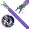 Kabel sieciowy S/FTP kat.6A skrętka 4x2x0,56mm wewnętrzny B2ca bezhalogenowy LSOH fioletowy Molex