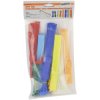 Brüder Mannesmann M13060 Cable Tie 100/180/200mm 5 Colours 350 Parts