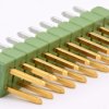 Pin header, 20 pole, pitch 2.54 mm, straight, green, 1-826656-0