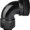Przyłącze kątowe wody chłodzącej Thermaltake Pacific G1/4 PETG Tube 90-Degree Compression 16mm OD – Black