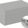 ABS enclosure, (L x W x H) 250 x 160 x 119 mm, light gray (RAL 7035), IP66, 5U340100