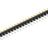 Pin header, 30 pole, pitch 2.54 mm, straight, black, SLLP7SMD03030S