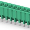 PCB terminal, 9 pole, pitch 3.5 mm, AWG 30-14, 11 A, pin, green, 284514-9
