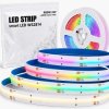 Taśma LED COB 24V WS2814 DRGB RGBIC + biały neutralny 4000K 784led/m RGB 10mm x 5m