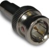 BNC plug 75 Ω, RG-59, Belden 8279, Belden 9209, Belden 88241, crimp connection, straight, 112127