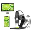 Mikroskop cyfrowy 3 w 1 50X-1600X przenośny HD USB z 8 diodami LED do Androida i PC