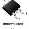 MBRB20H60CT Dual Common Cathode Schottky Rectifier High Barrier Technology for Improved High Temperature Performance