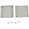 Hammond 1551XXGY Miniature Plastic Enclosure 80 x 80 x 15 Grey