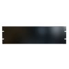 Hammond PBFS19005BK2 3U Formed Steel Blank Panel Black 483 x 2 x 133