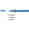 Test probes kit, socket 4 mm, 1000 V, blue, SET SPS 2040 / BL