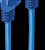 BS08-35011 0,5m patch cable - Cat.7 raw cable blue