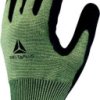RĘKAWICE DZIANE Z WŁÓKNA WYSOKIEJ JAKOŚCI XTREM CUT, POWLEKANE PIANKĄ NITRYLOWĄ/TPU, ŚCIEG 18, ZIELONO-CZARNE, VECUTA901VE08