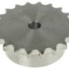 Koło łańcuchowe drabinkowe, 20 zębów, 08B-1, Pilot, śr otworu: 12mm, śr toczna: 81.19mm, Stal