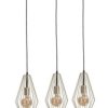 Lampa wisząca loftowa 3xE27 GEO GOLD