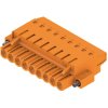 Pin header, 9 pole, pitch 5.08 mm, straight, orange, 1844060000