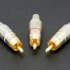 Adafruit DIY RCA Plug - 3 Pack