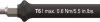 Trzon wymienny TORX do easyTorque seria 28595 T6x110mm / max. 0,6Nm 46902