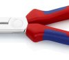 Szczypce tnące półokrągłe (wydłużone typu bociani dziób”) z wielokomponentowymi nasadkami chromowane 200 mm KNIPEX 26 15 20