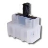Listwa zaciskowa 1106-F/1P - (1-polowa z uchwytem bezpiecznika)