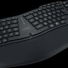 K75491DE Wireless keyboard, Bluetooth/wireless, ergonomic, black
