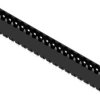 Pin header, 19 pole, pitch 5.08 mm, straight, black, 1149020000