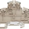 Multi level terminal block, spring balancer connection, 0.5-2.5 mm², 20 A, 6 kV, dark beige, 1131760000