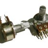 Potencjometr 15mm 2x 20K ohm A logarytm