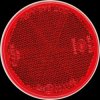 Pendant - reflector, round, red, set of 2