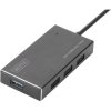 Digitus DA-70240-1 USB 3.0 Hub 4-Port Aluminum Casing 5Gbps Black includes PSU