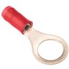 Zacisk oczkowy rozmiar przewodu 1.65mm² Ø , M8 izolowany średnica wew 8.33mm Czerwony TE Connectivity