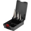 TOOLCRAFT TO-9913149 HSS step drill bit set 4.0-30.0 mm for metal use