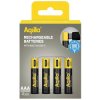 Aqiila AQ60AAA374C4 Akku USB-C NiMH 1.2V AAA Rechargeable Batteries 4 pcs