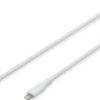 USB 2.0 connection cable, lightning plug to USB plug type C, 1 m, white, AK-600110-010-W