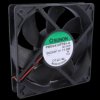 DC axial fan, 24 V, 120 x 120 x 25 mm, 254.85 m³/h, 54 dB, ball bearing, SUNON PMD2412PTB1-A(2).GN