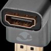 CVTB34901GY HDMI plug to HDMI socket adapter, 90°
