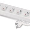 Przedłużacz 5-Gniazd Z/U 10A 1,5M /Omy 3X1/ Biały Ps-570