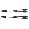 3-way Y-type MC4 Solar Connector Splitter - for Photovoltaic Panels