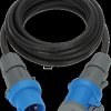 1168650605 Camping CEE extension cable, 5 m, black, IP44